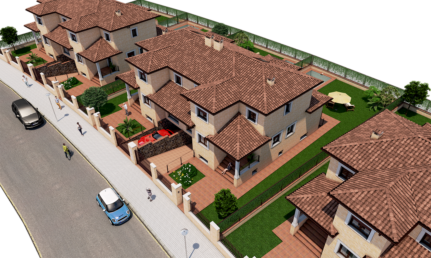 Residencial Galicia - Vista aerea